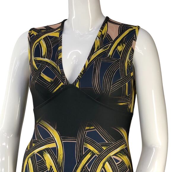 Yigal Azrouel Womens Size 12 Dress Scuba Sheath Sleeveless Stretch USA Made - Picture 2 of 14